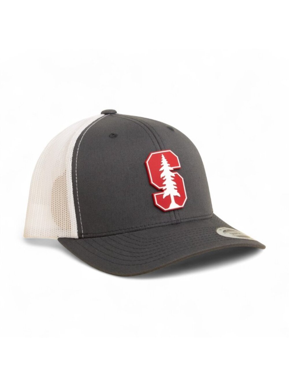 Stanford Cardinal YP Snapback Hat- Charcoal/ White
